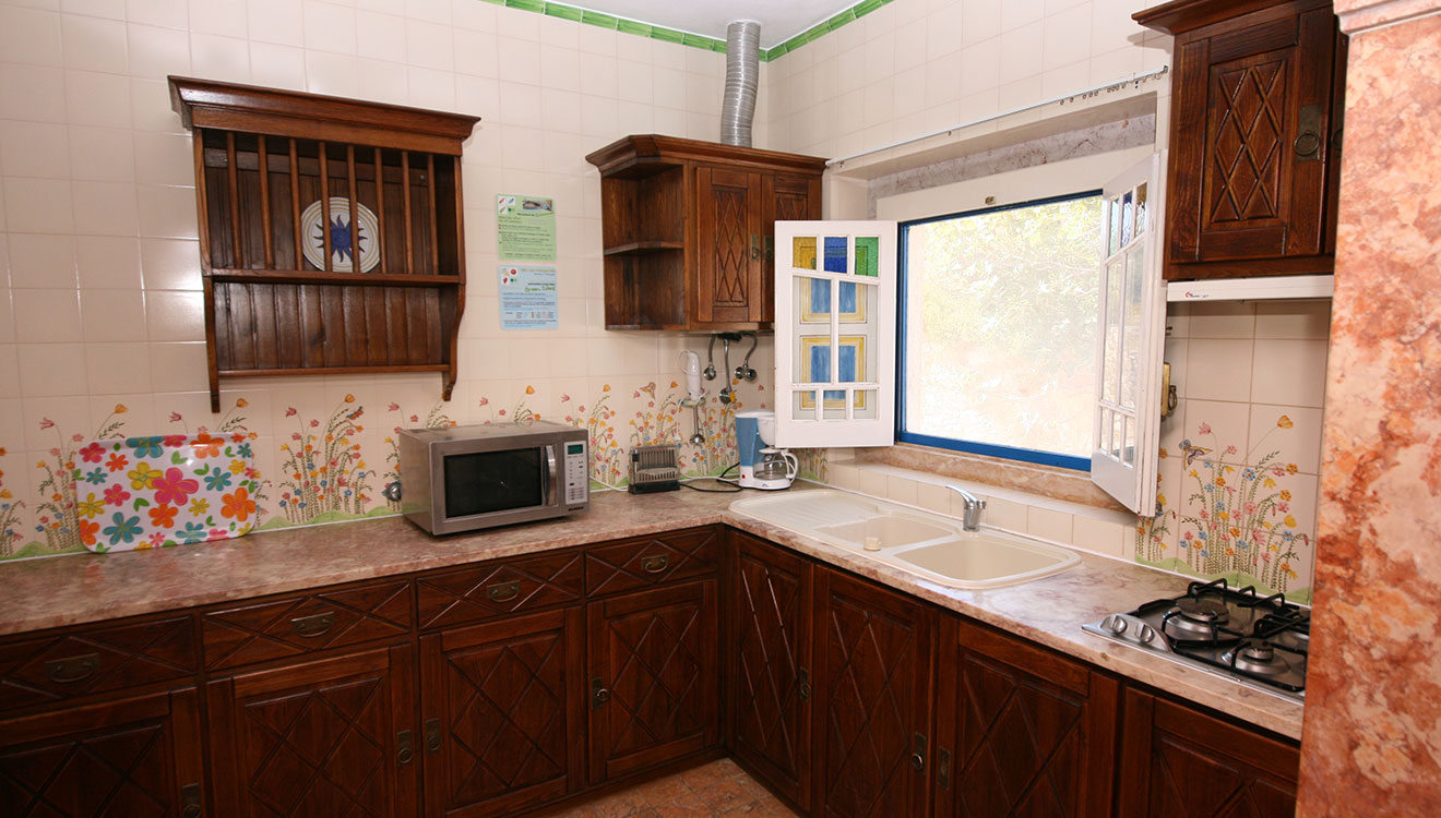 one of the courtyard villas - kitchen